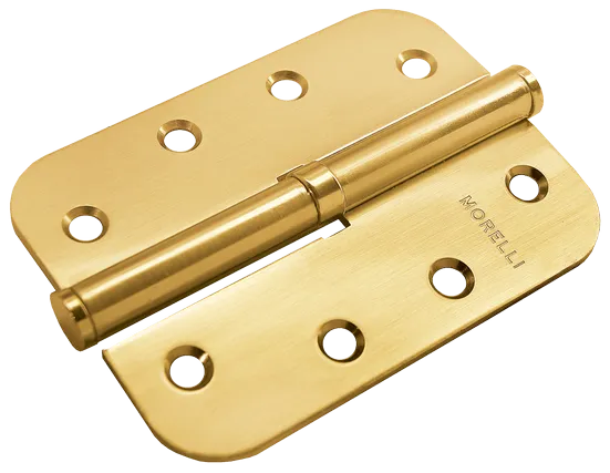 Петля карточная разъемная MSND-C 100X70X2.5 SG R с подшипником стальная левая, врезная, цвет матовое золото фото купить Алматы (Алма-Ата)