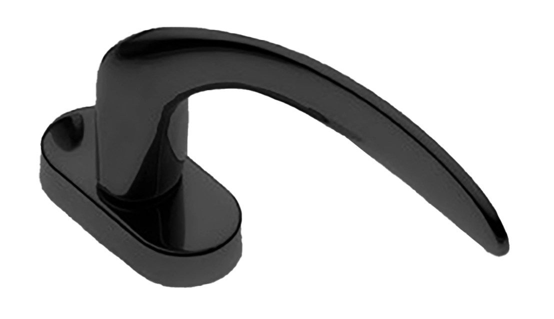 Ручка оконная COBRA W1 NERO, цвет - черный фото купить Алматы (Алма-Ата)
