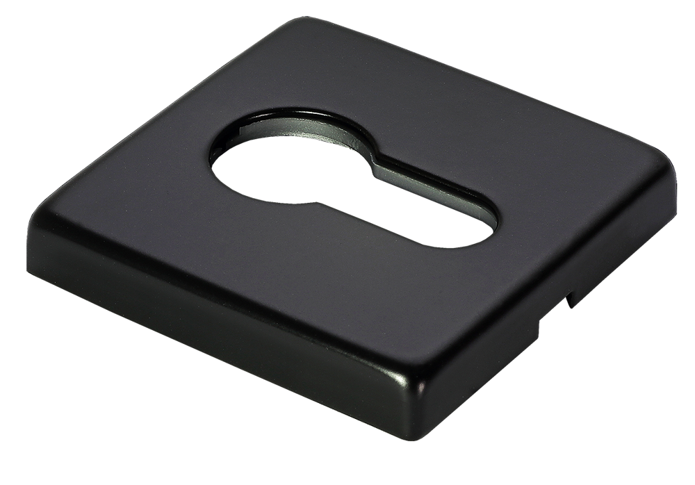 Накладка под евроцилиндр LUX-KH-S5 NERO-ST, цвет - черный soft-touch фото купить Алматы (Алма-Ата)