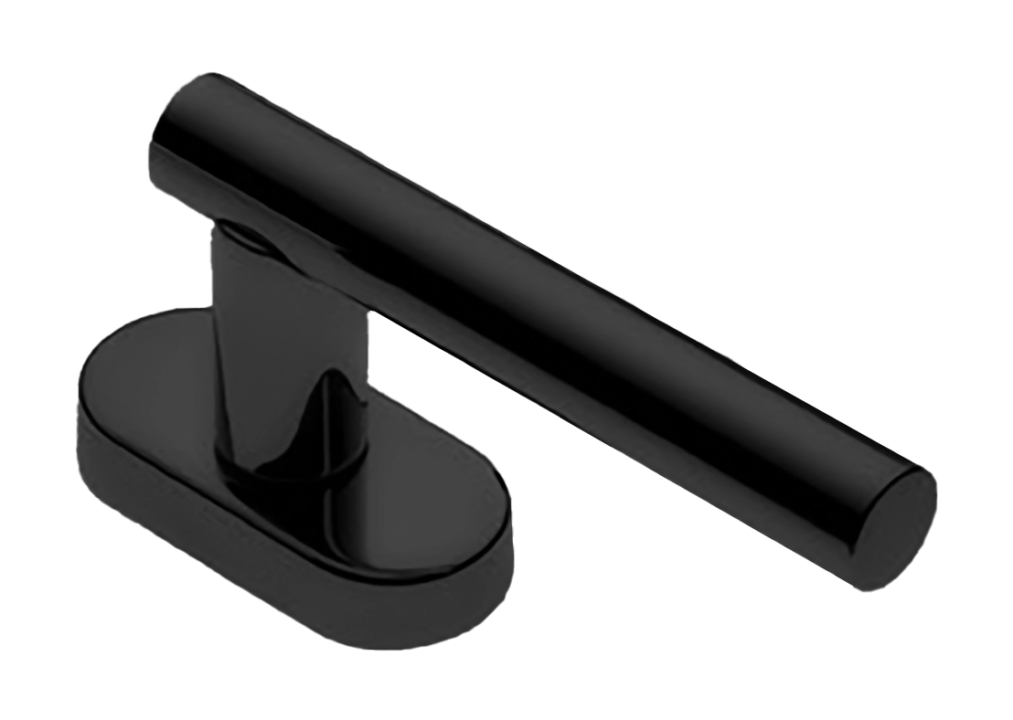Ручка оконная CALLA W1 NERO, цвет - черный фото купить Алматы (Алма-Ата)
