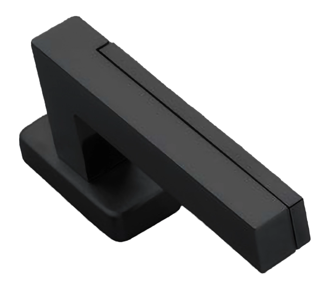 Ручка оконная ISLAND W1 NERO на прямоугольной розетке, цвет черный, латунь фото купить в Алматы