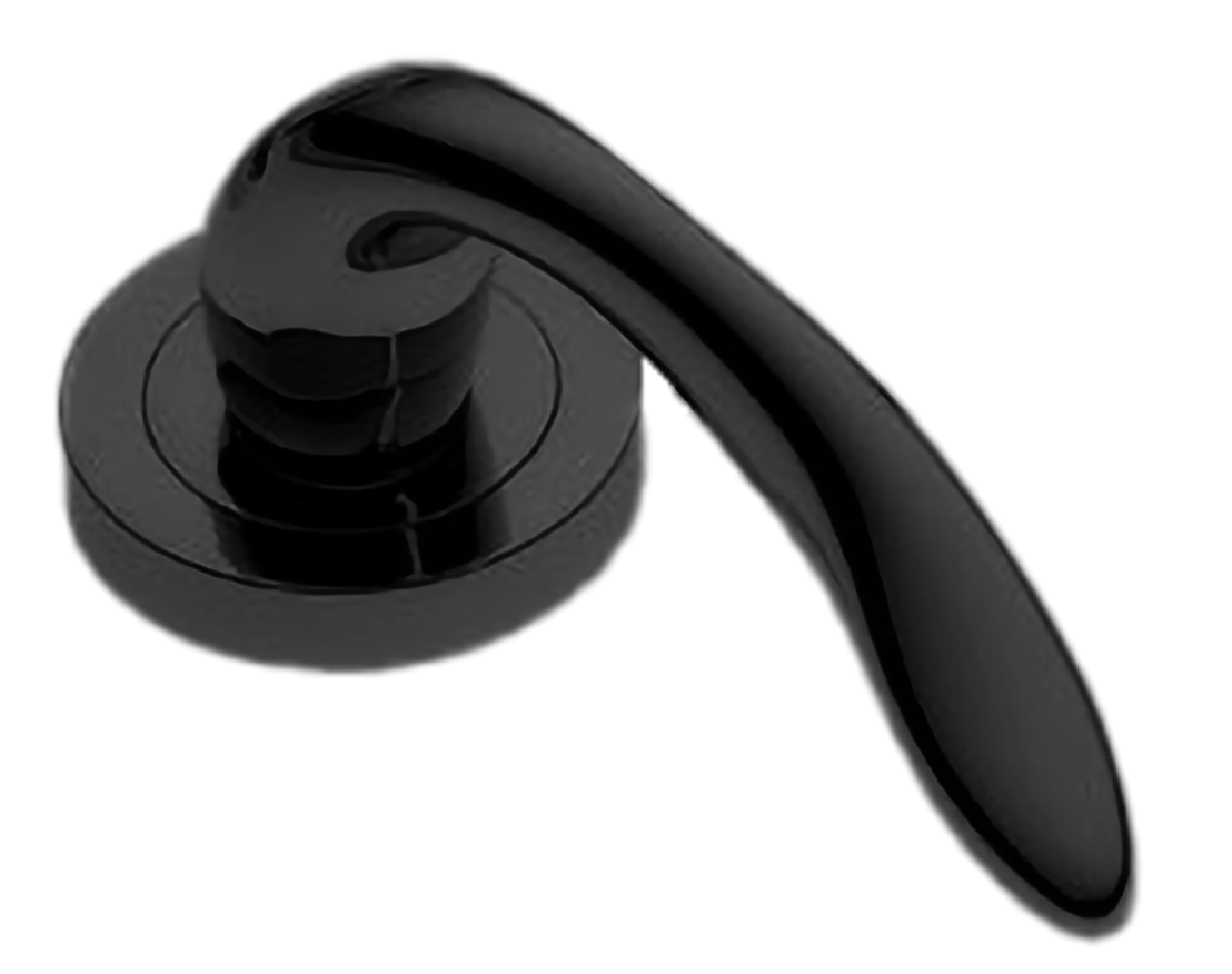 Ручка оконная LEON W1 NERO, цвет - черный фото купить в Алматы