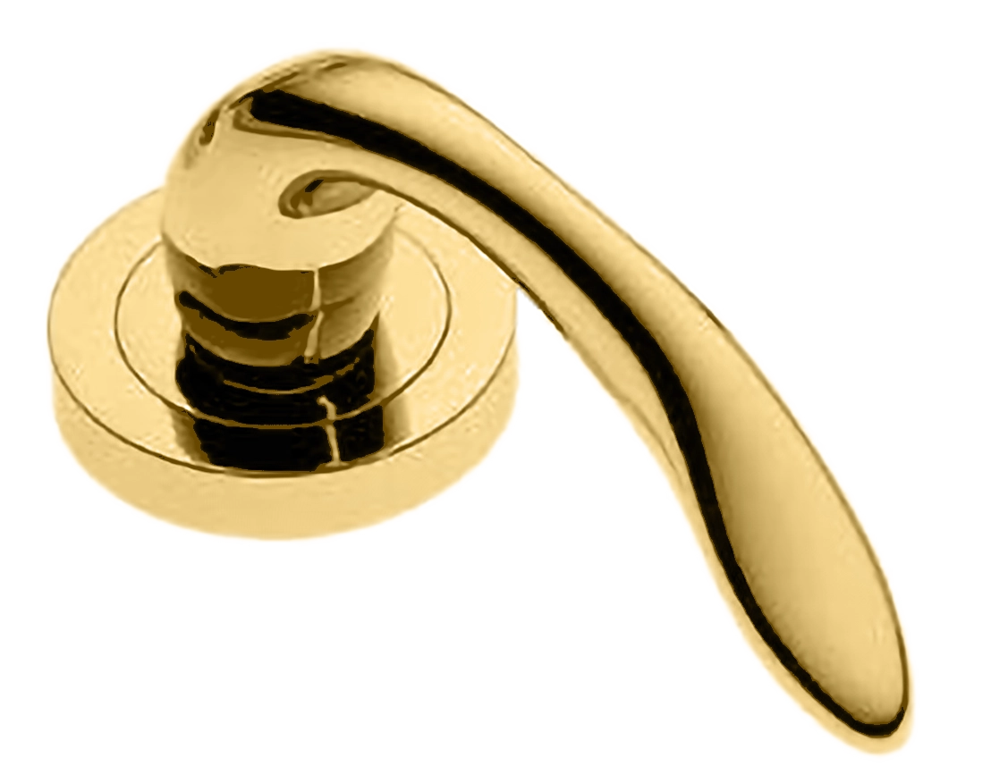 Ручка оконная LEON W1 OTL, цвет - золото фото купить в Алматы