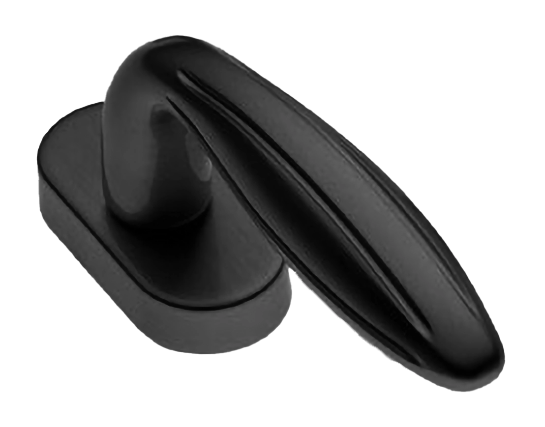 Ручка оконная BUD W1 NERO, цвет - черный фото купить в Алматы