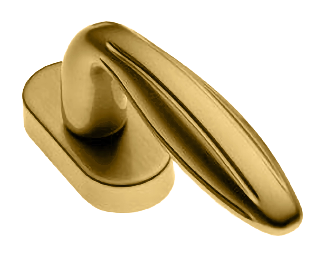 Ручка оконная BUD W1 OSA, цвет - матовое золото фото купить в Алматы