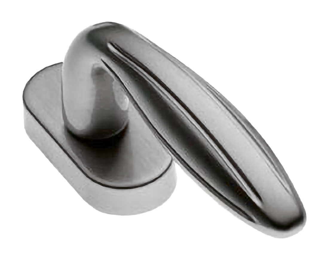 Ручка оконная BUD W1 CSA, цвет - матовый хром фото купить в Алматы