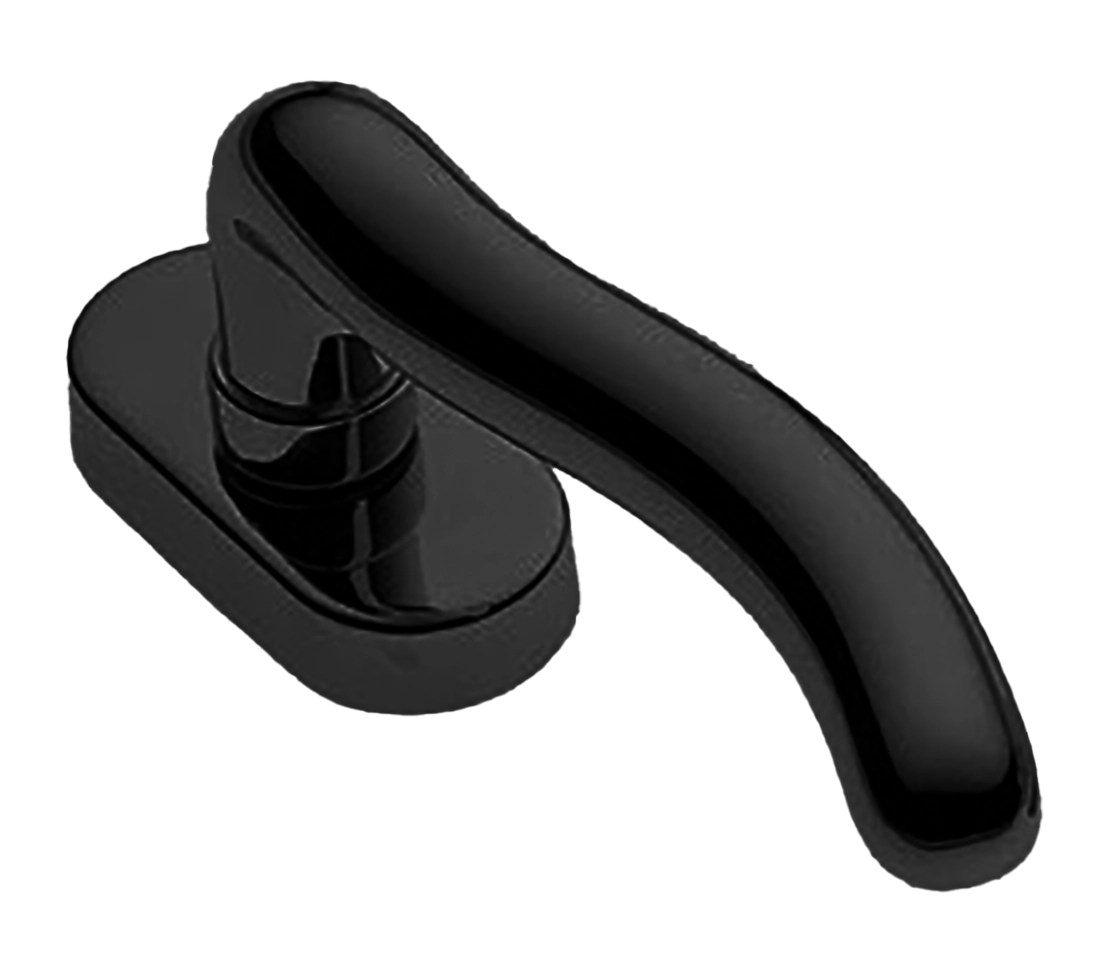 Ручка оконная SNAKE W1 NERO, цвет - черный фото купить в Алматы