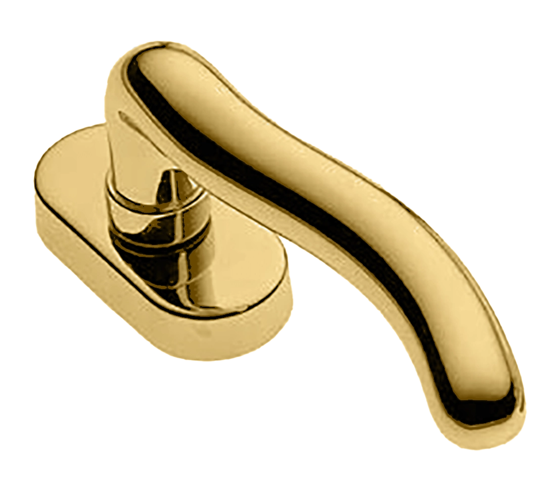 Ручка оконная SNAKE W1 OTL, цвет - золото фото купить в Алматы