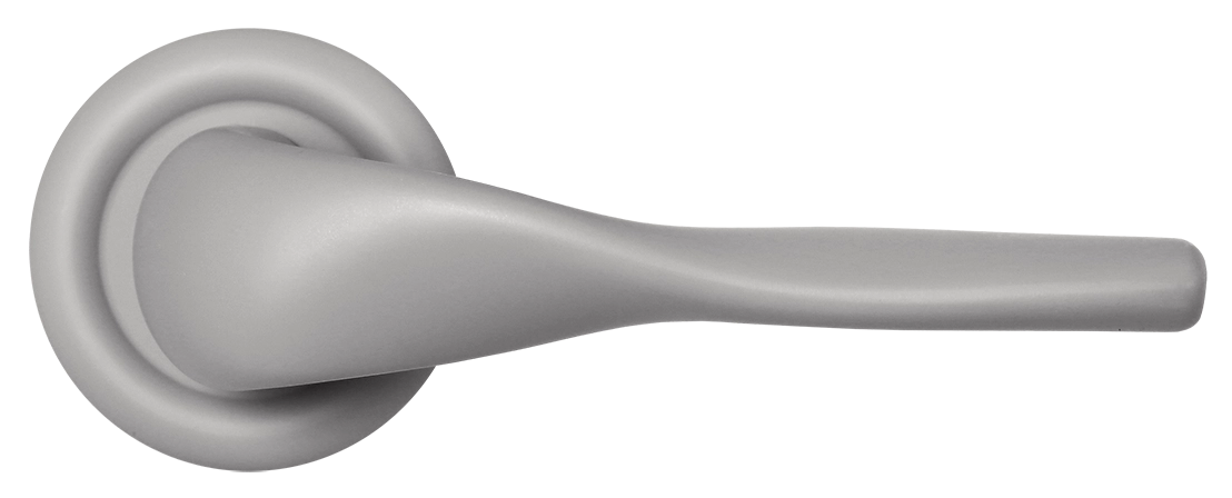 Ручка дверная LVB R7 SMI на круглой розетке, цвет Весенняя дымка/Spring Mist фото купить в Алматы