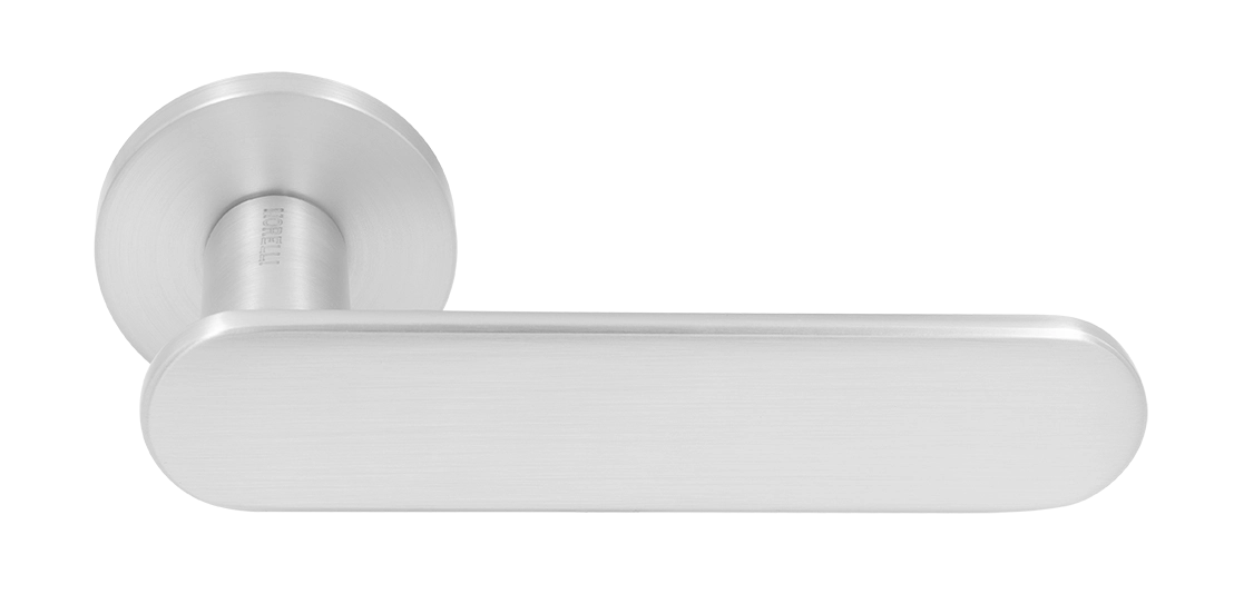 Ручка дверная MH-65-R6 SEMPIONE SC на круглой розетке