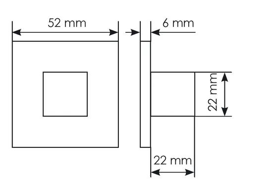 Комплект дверных ручек MH-54-S6 BL с заверткой MH-WC-S6 BL + замок M1895 BL, цвет черный фото дверная фурнитура Алматы (Алма-Ата)