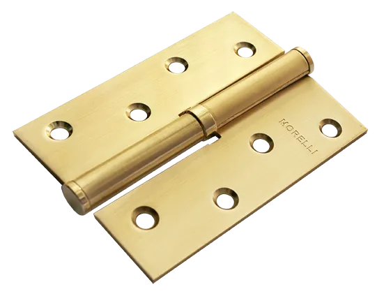 Петля разъемная карточная MSND 100X70X2.5 SG R с подшипником стальная правая, врезная, цвет матовое золото фото купить Алматы (Алма-Ата)
