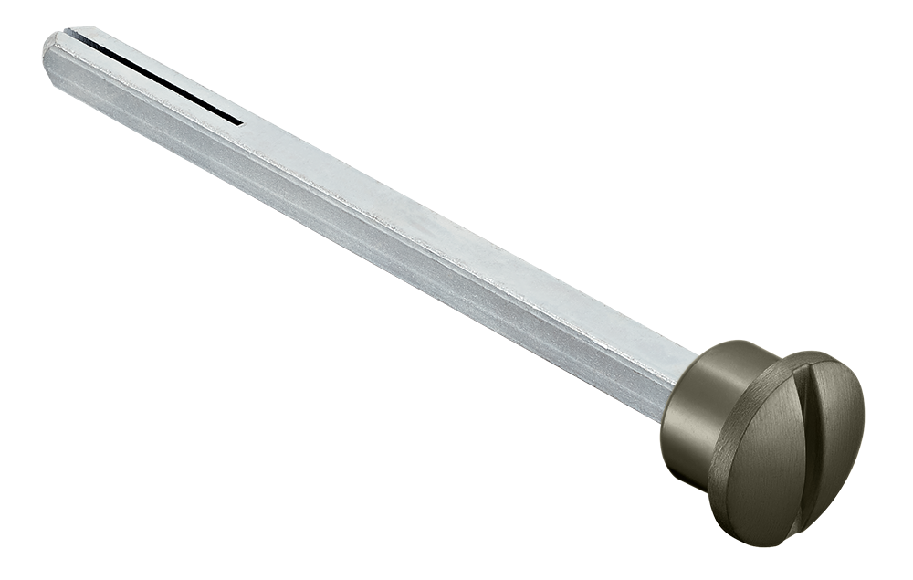 Четырехгранник LUX-SPINDLE-WC 110 ANT 110мм с кнопкой, цвет антрацит фото купить Алматы (Алма-Ата)