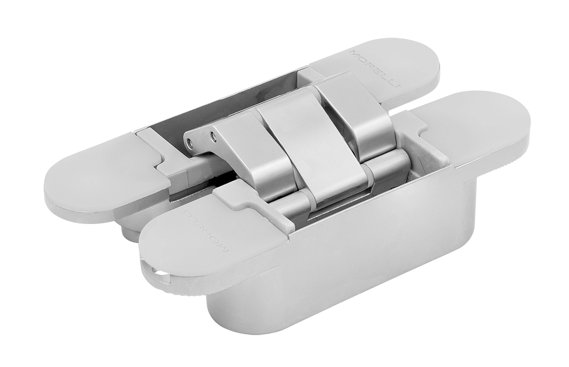 Петля скрытая HH-28 SC врезная с 3D-регулировкой вес полотна до 40 кг, цвет матовый хром фото купить Алматы (Алма-Ата)