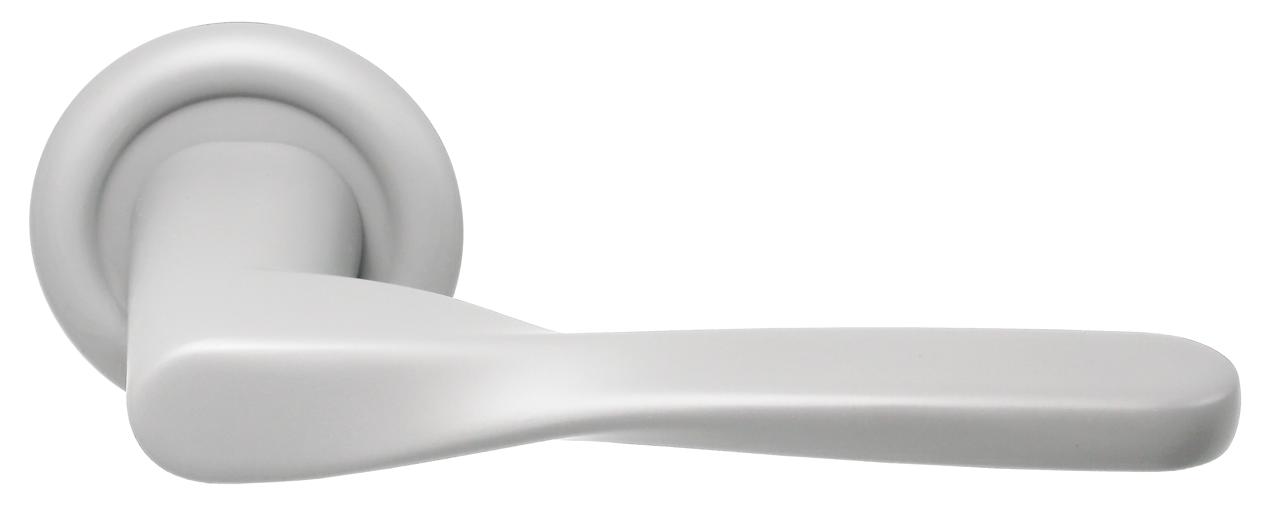 Ручка дверная THE OLYMPICS R7 SSW на круглой розетке, цвет Стокгольмский снегопад/Stockholm Snowfall фото купить Алматы (Алма-Ата)