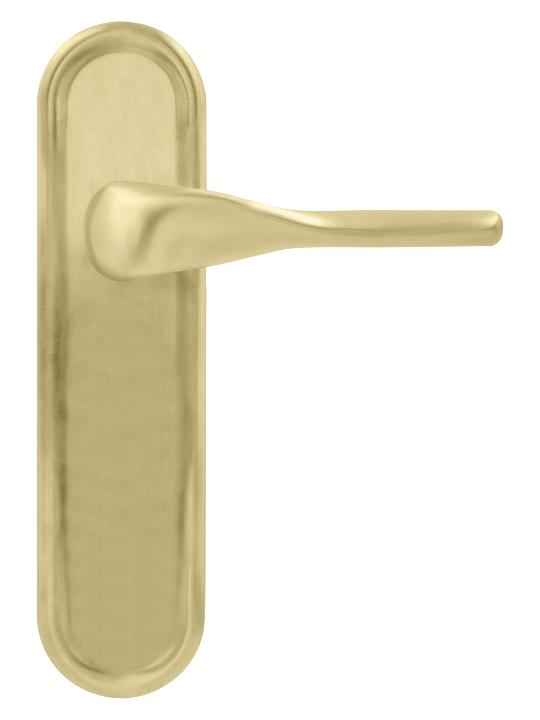 Ручка дверная LVB PLR AH на планке, цвет Осенний мёд/Autumn Honey фото купить в Алматы