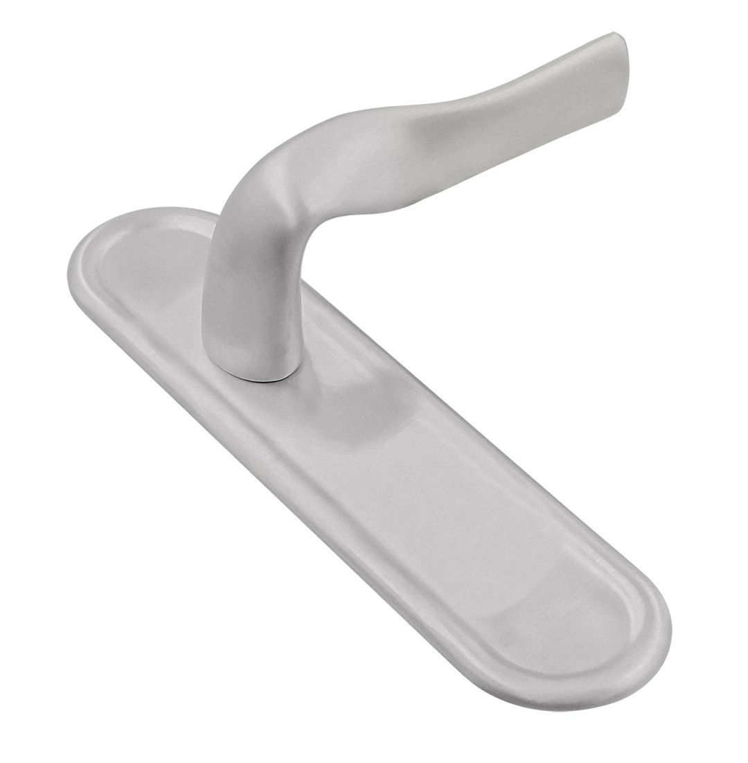 Ручка дверная LVB PLR SSW на планке, цвет Стокгольмский снегопад/Stockholm Snowfall фото купить Алматы (Алма-Ата)