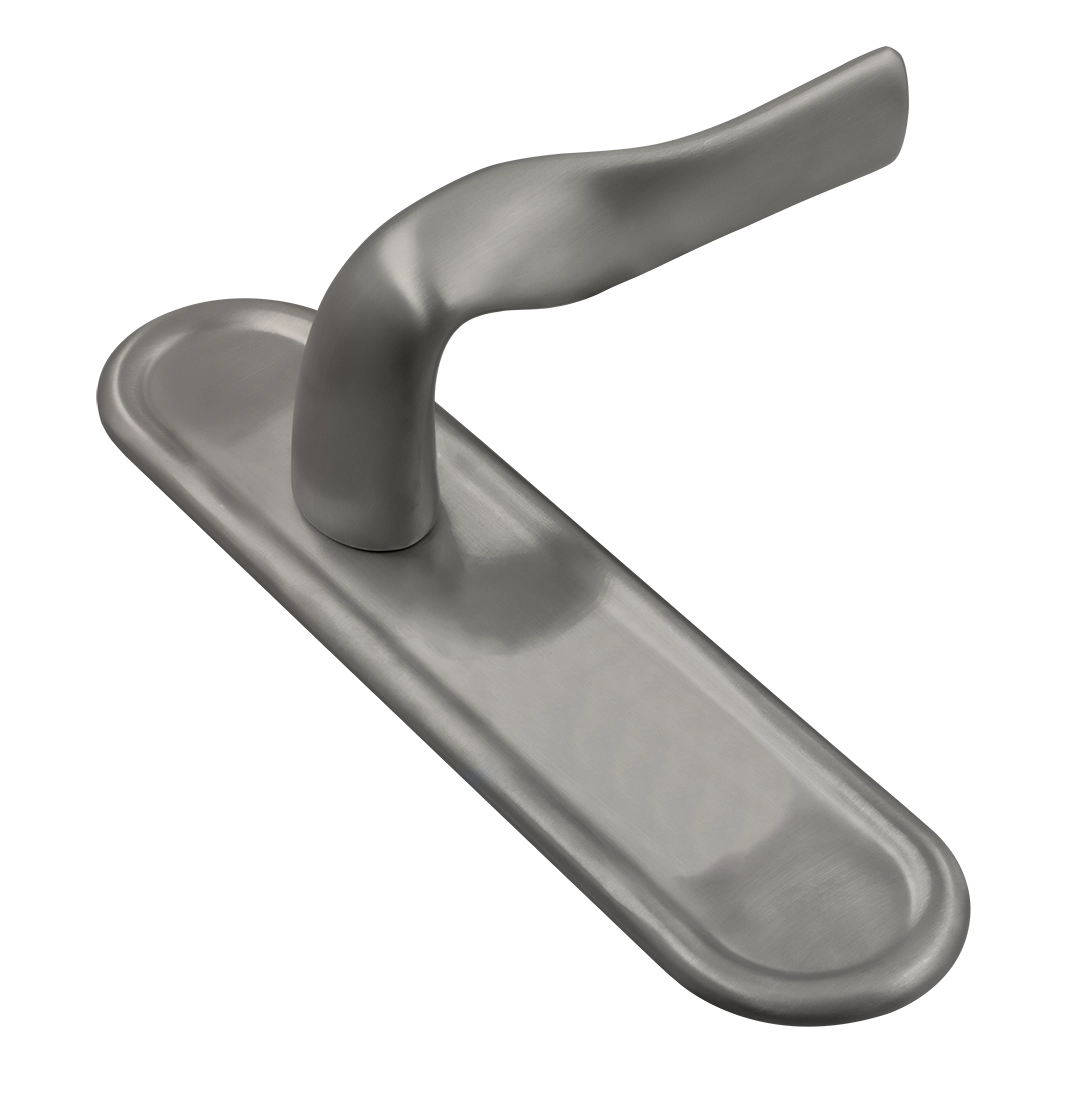 Ручка дверная LVB PLR WF на планке, цвет Зимняя стужа/Winter Frost фото купить Алматы (Алма-Ата)