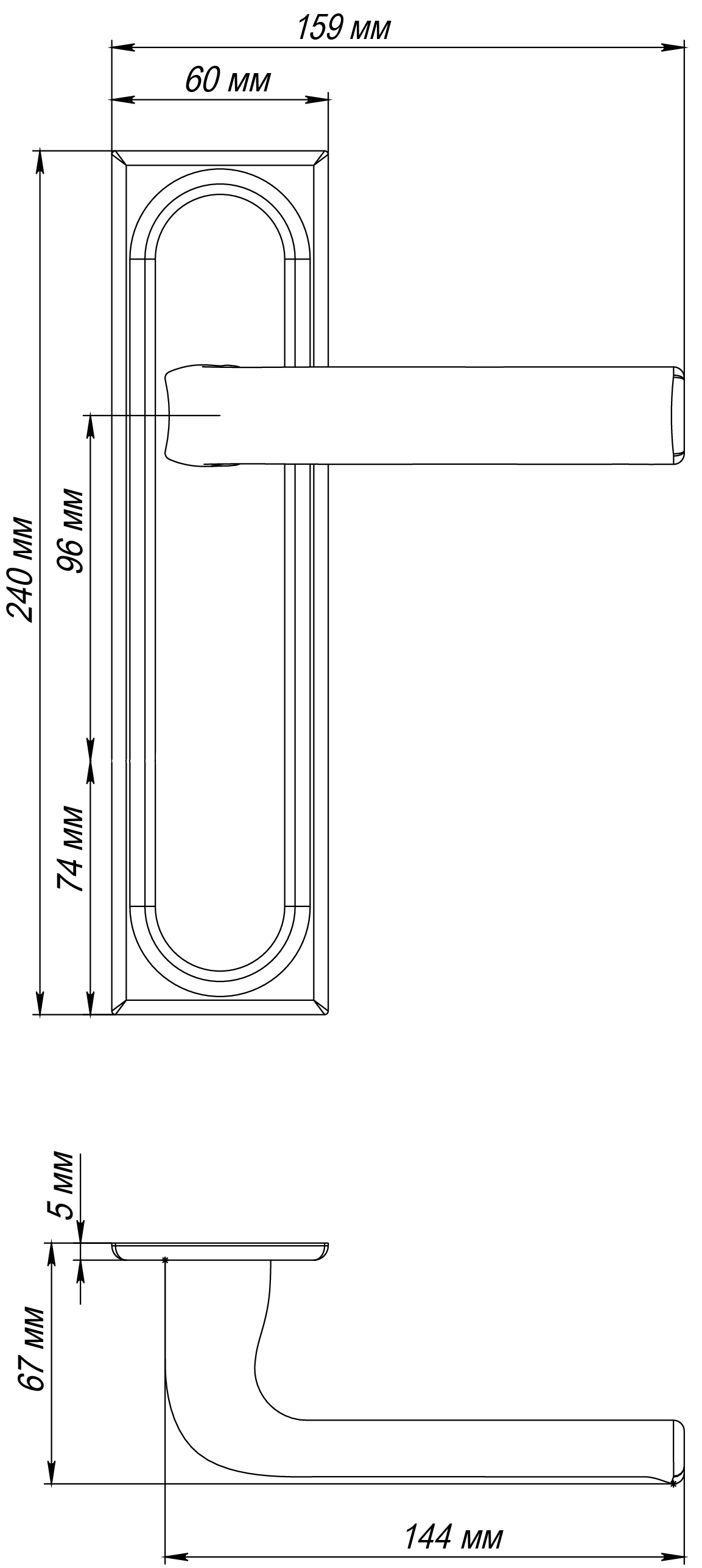 Ручка дверная THE BUS STATION PLS SSW на планке, цвет Стокгольмский снегопад/Stockholm Snowfall фото фурнитура Алматы (Алма-Ата)