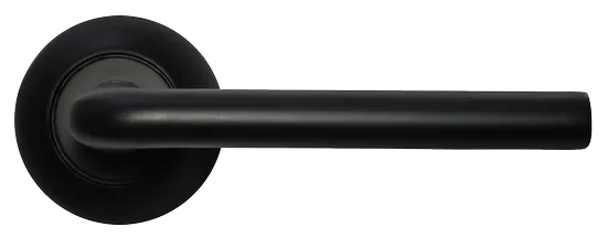 КОЛОННА, ручка дверная MH-03 BL, цвет - черный фото купить в Астане