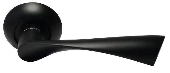 КАПЕЛЛА, ручка дверная MH-01 BL, цвет - черный фото #1