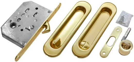 MHS150 WC SG, комплект для раздвижных дверей, цвет - мат.золото фото купить Астана