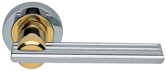 ORCHIDEA R2 COT, ручка дверная, цвет - глянцевый хром/золото фото купить Астана