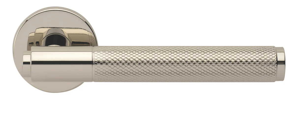 BRIDGE R6 NIS, ручка дверная с усиленной розеткой, цвет -  матовый никель фото купить Астана