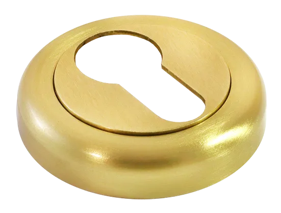 LUX-KH-R4 OSA, накладка на евроцилиндр, цвет - матовое золото фото купить Астана