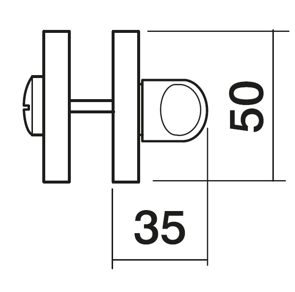 LUX-WC-R3 OBR, завертка сантехническая, цвет - кофе фото купить в Алматы