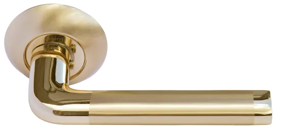 КОЛОННА, ручка дверная MH-03 SG/GP, цвет - мат.золото/золото фото купить Астана