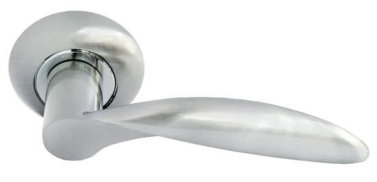 ПОРТАЛ, ручка дверная MH-07 SN, цвет - белый никель фото купить Астана