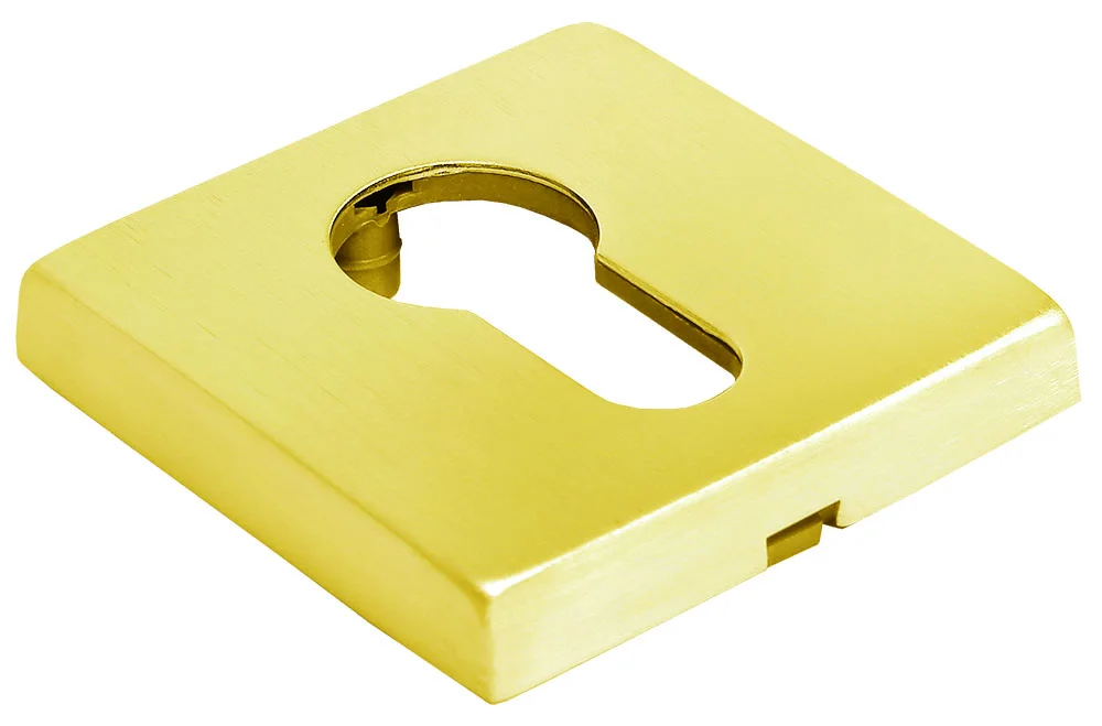 LUX-KH-S5 OSA, накладка на евроцилиндр, цвет - матовое золото фото купить Астана