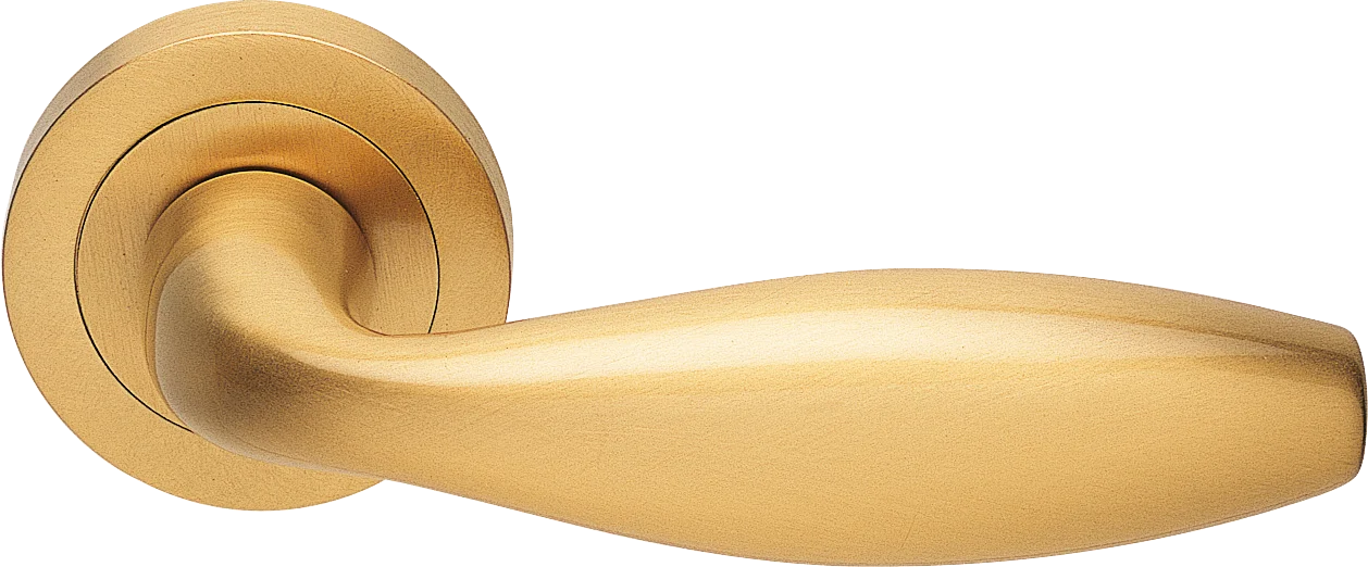 SIENA R2 OSA, ручка дверная, цвет - матовое золото фото купить Астана