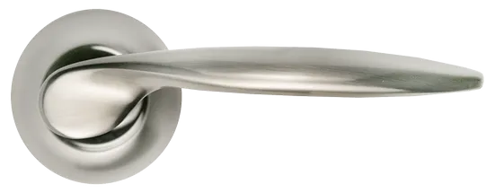 ПОРТАЛ, ручка дверная MH-07 SN, цвет - белый никель фото купить в Астане