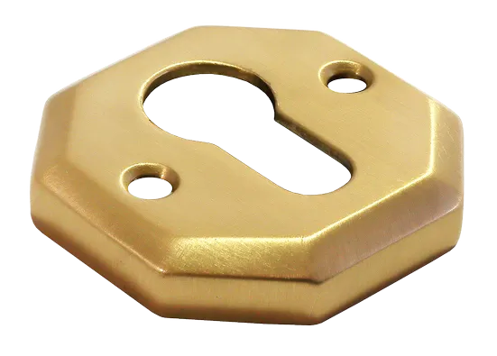 LUX-KH-Y OSA, накладка на евроцилиндр, цвет - матовое золото фото купить Астана