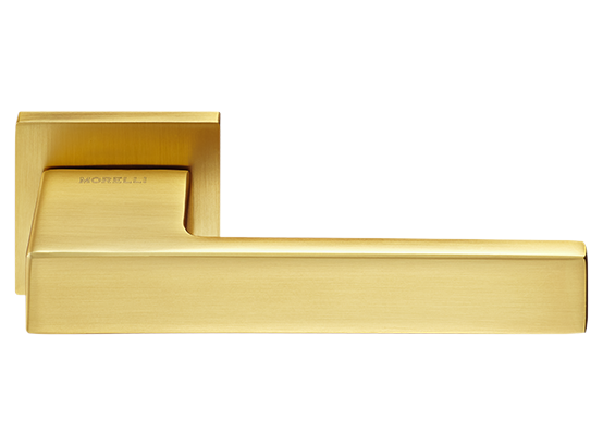 LOT ручка дверная на квадратной розетке 6 мм MH-56-S6 MSG, цвет - мат.сатинированное золото фото купить Астана